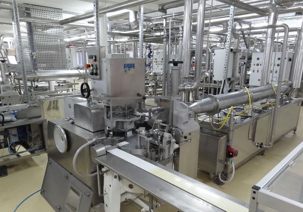 Manufacturing, installation and commissioning of a food industry enterprise