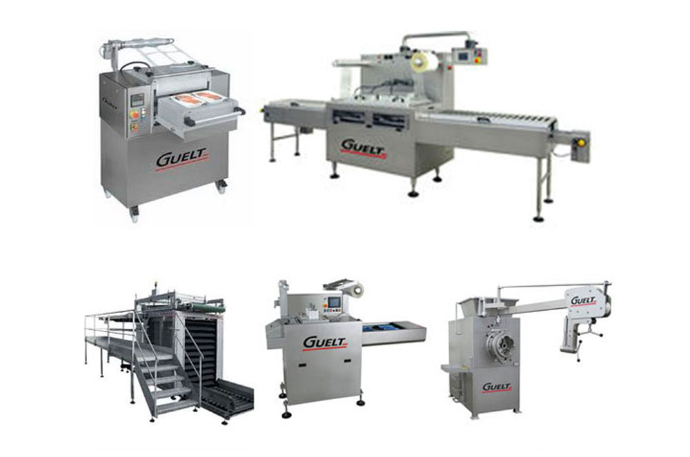 Sealers for trays with MGS and equipment for processing meat of the fira GELT (France)
